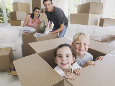 Professional movers loading a van for an Eltham relocation