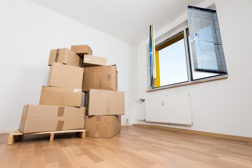 Removal team loading furniture and boxes for an Eltham relocation