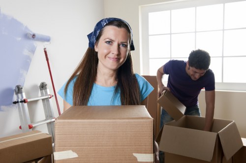 Careful loading of household furniture for an Eltham move