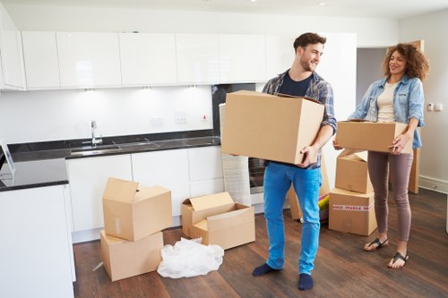 Convenient storage access for local business stock and equipment
